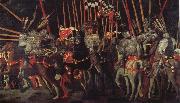 UCCELLO, Paolo, The battle of San Romano the intervention of Micheletto there Cotignola